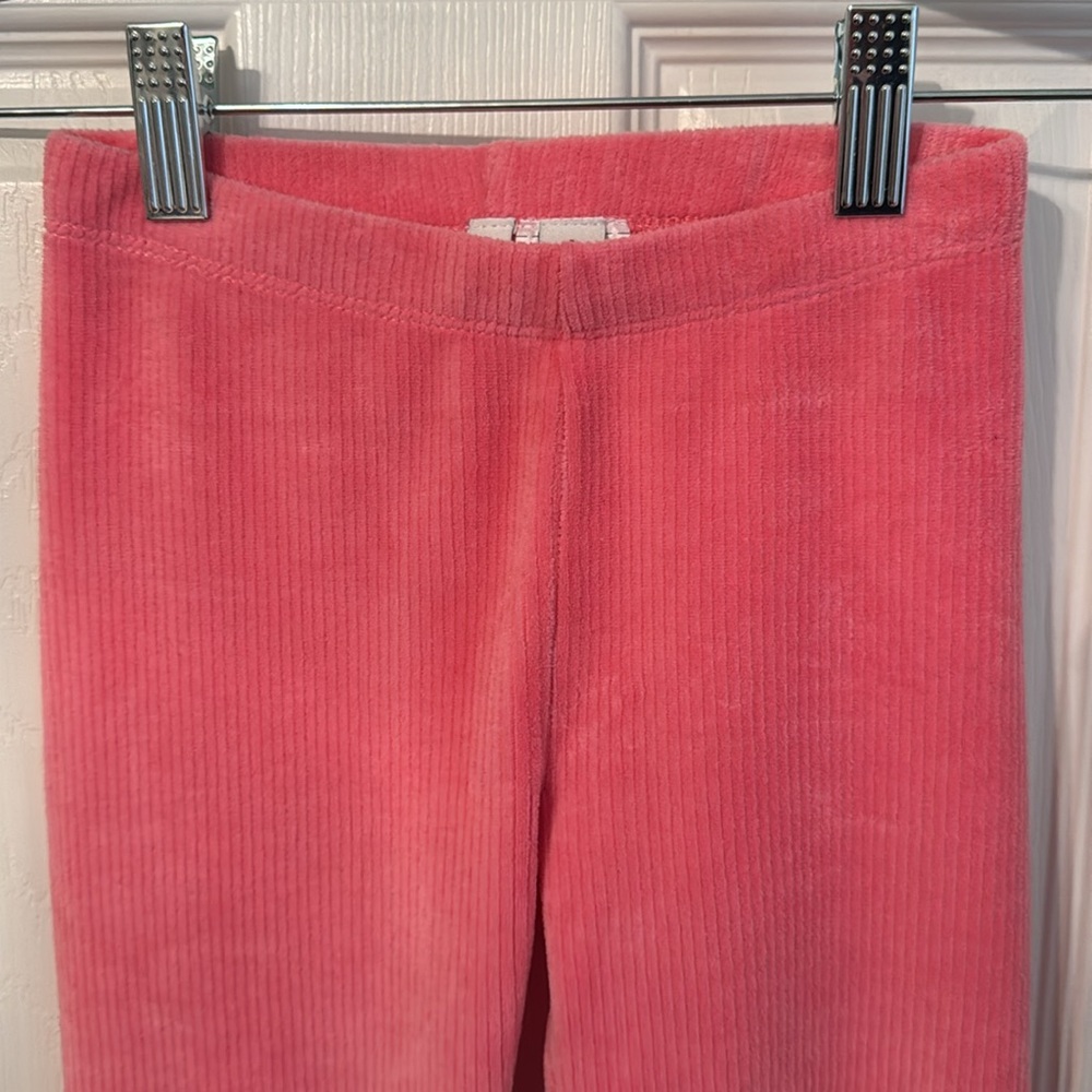 Janie & Jack 6T Girls Pink Corduroy Leggings - Picture 2 of 7